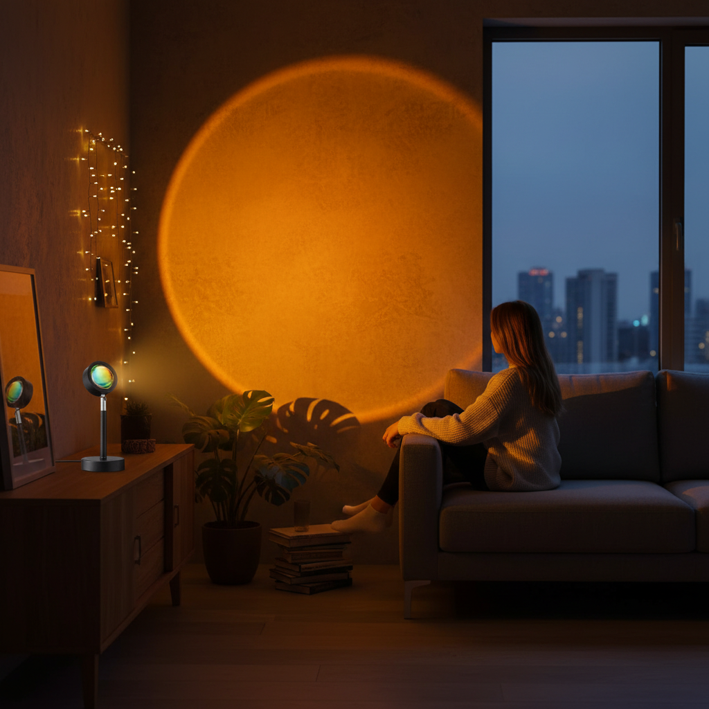 Rainbow Ambiance Projector Lamp